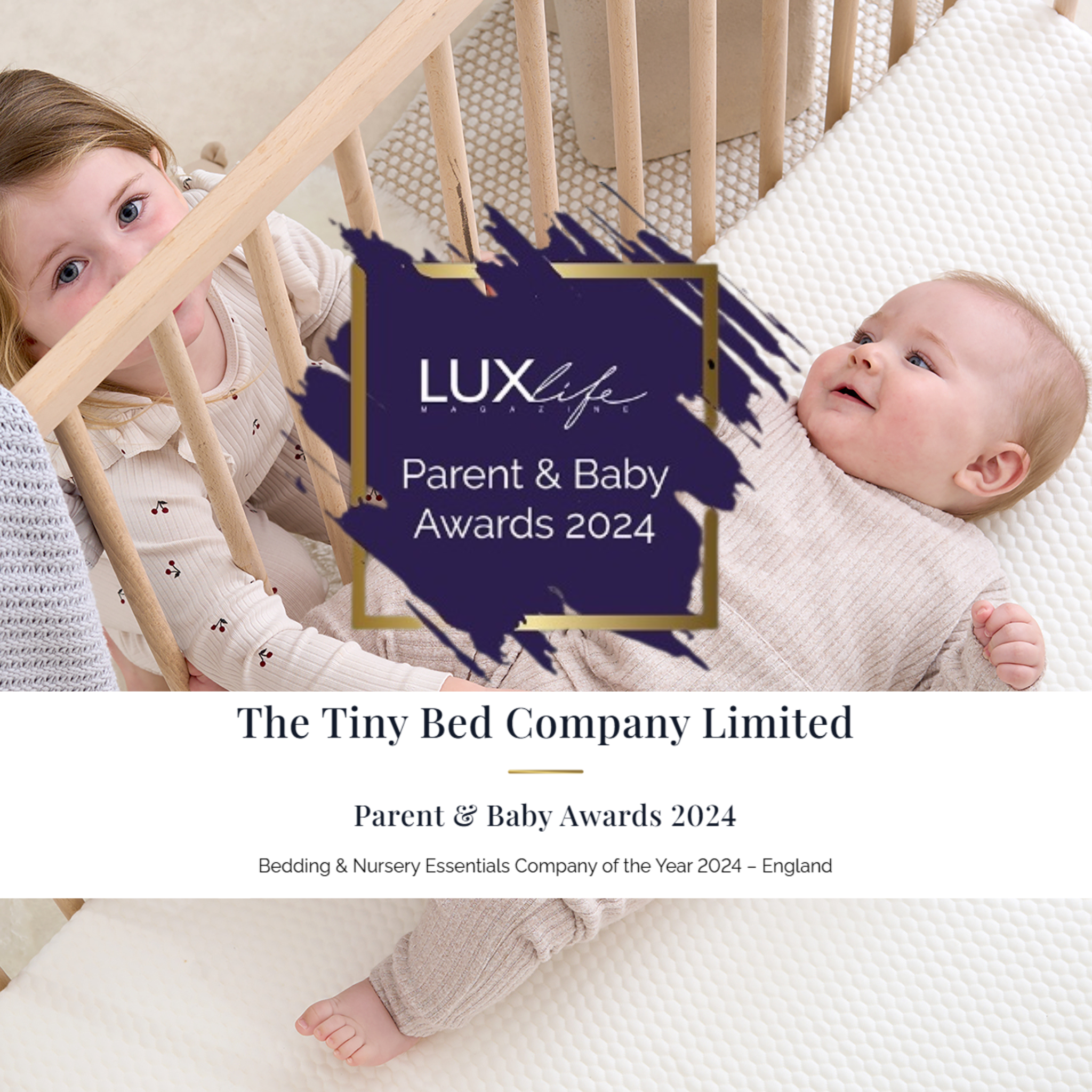 Winner in the 2024 LUXlife Parent & Baby Awards!